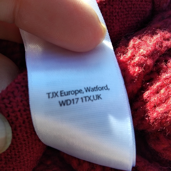 Cynthia Rowley Burgundy Turtleneck Sweater, Size Large, 50% Wool, Rounde… - Picture 8 of 12